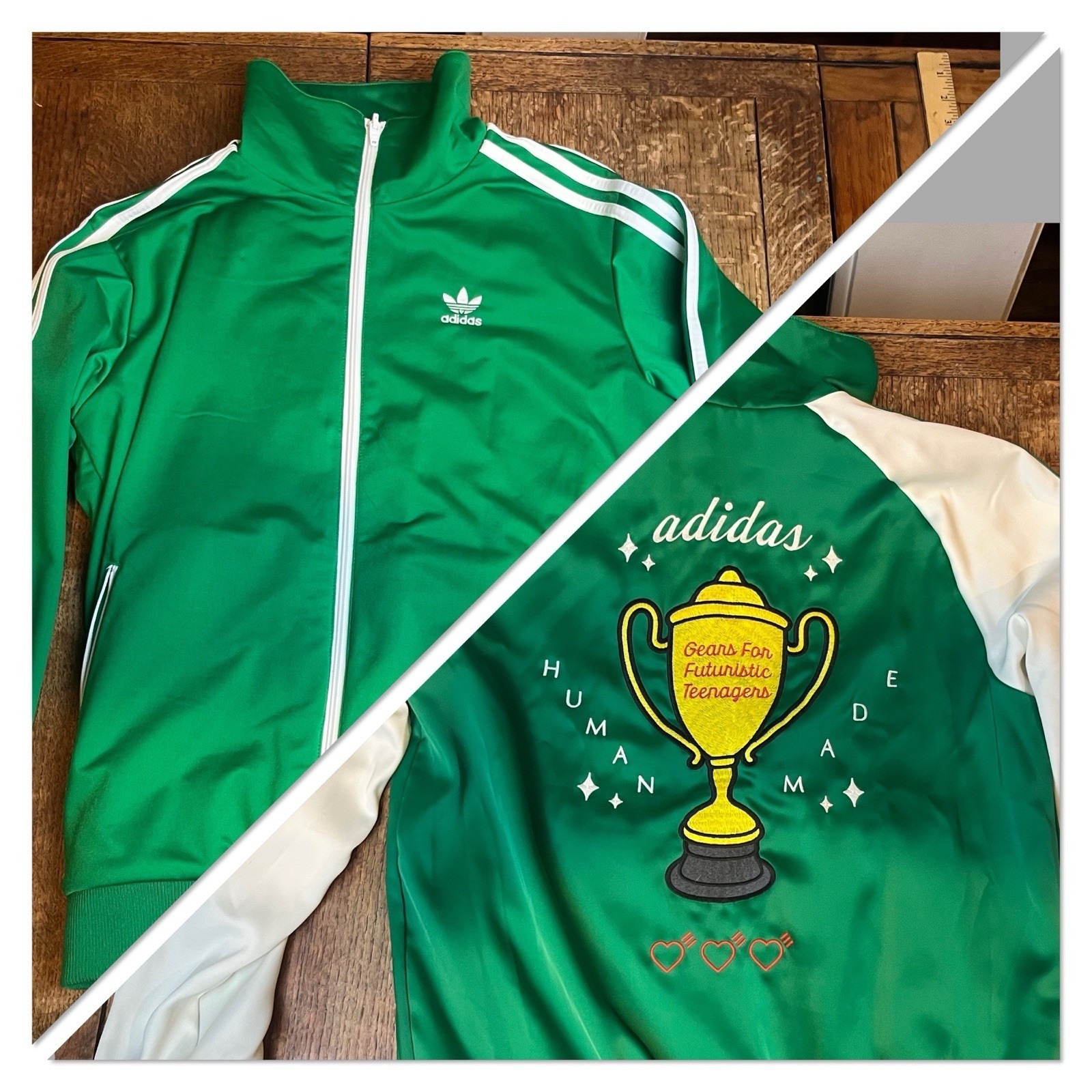 Adidas Originals X Human Made Firebird Track Jacket Reversible Men's L